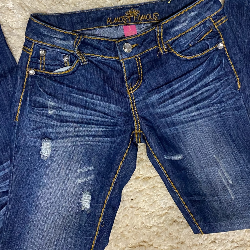 Almost famous jeans size 3